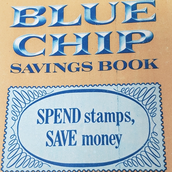 Vintage Set Of 3 Blue Chip Savings Book - Picture 3 of 8